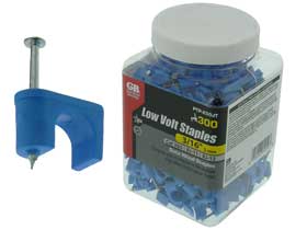 300pc. Staples for CAT3,5 Cable